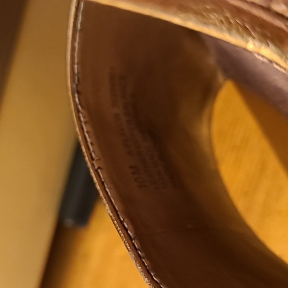 Franco Sarto Gold Wedge Sandals Size 10 M - Picture 7 of 12